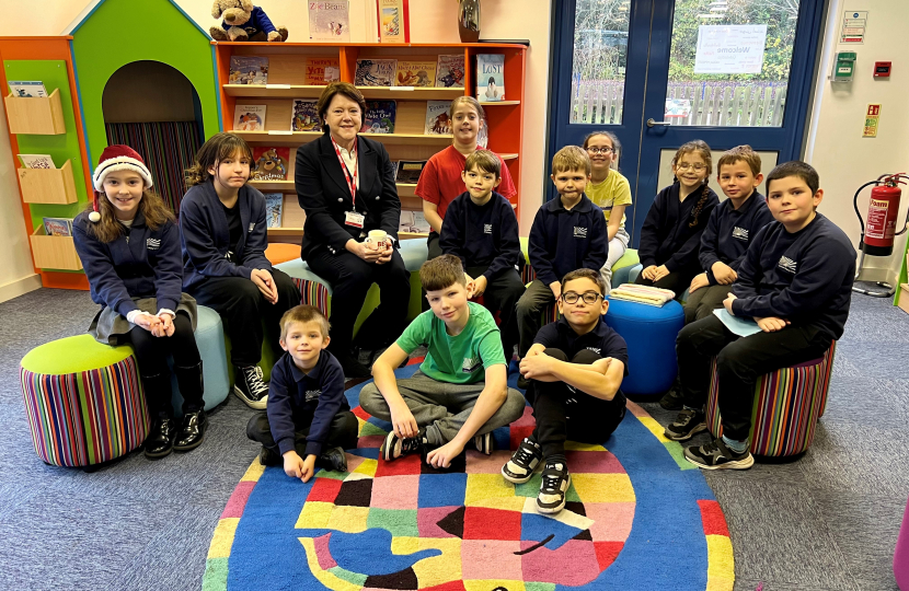 MP visits another ‘Good’ Basingstoke school -Chiltern Primary school