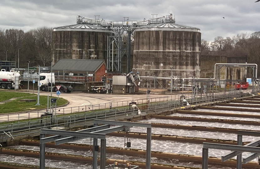 Local MP Maria Miller challenges Thames Water on Basingstoke Sewage Works storm over flows